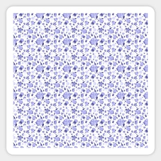 Ocean Life - Periwinkle Color Palette Sticker